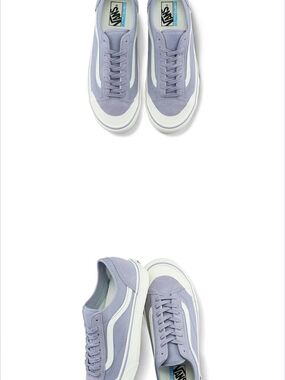Vans Of The Wall Style 36 Ultra Lavender and White Old Skool Sneakers Size7
